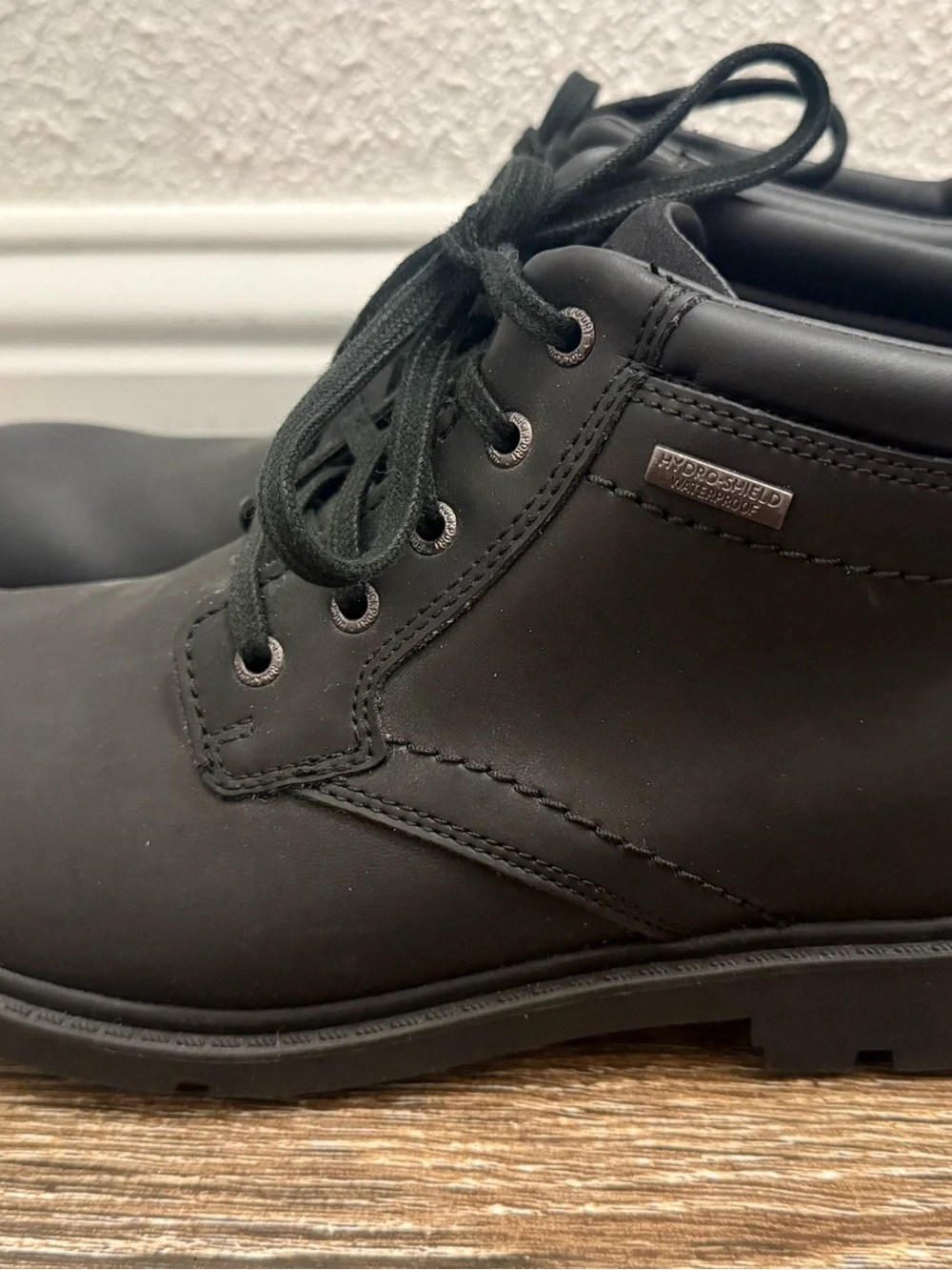 Rockport Men's Black Lace-Up Ankle Boots